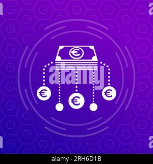 Financial assets, multiple income sources icon Stock Vector Image & Art ...