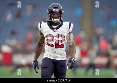 Houston Texans running back Mike Boone (22) carries the ball