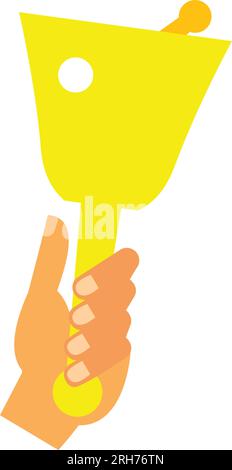 School bell icon Stock Vector
