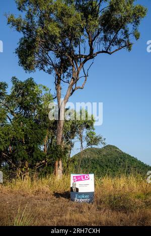 Development land for sale, Seaforth, Mackay Region, Queensland, Australia Stock Photo