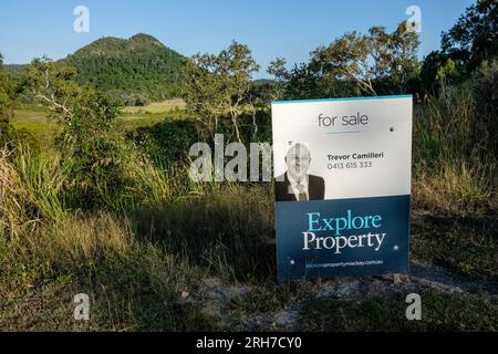 Development land for sale, Seaforth, Mackay Region, Queensland, Australia Stock Photo