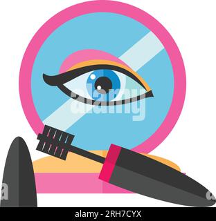 Makeup base icon Stock Vector