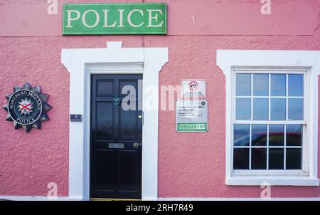 Part of the set of Hope Street, the Northern Irish crime series filmed in Donaghadee, County Down, Northern Ireland and shown on BBC TV. Stock Photo