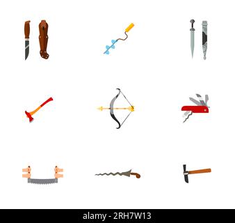 Sharps icon set Stock Vector