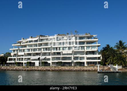 Exclusive Apartments, Noosa River, Queensland, Australia. Stock Photo