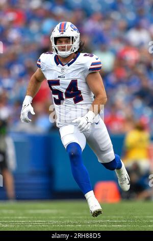 Buffalo Bills linebacker Baylon Spector (54) plays during an NFL football  game against the Los Angeles Rams Sept. 8, 2022, in Inglewood, Calif. (AP  Photo/Denis Poroy Stock Photo - Alamy