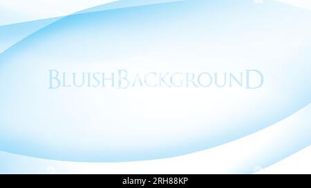 Abstract light blue background with translucent rounded shapes. Minimal vector graphic pattern Stock Vector