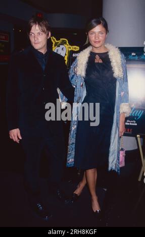 Norman Reedus and Helena Christensen attend the premiere of 'Six Ways to Sunday' at Sony Lincoln Square in New York City on April  29, 1998.  Photo Credit: Henry McGee/MediaPunch Stock Photo