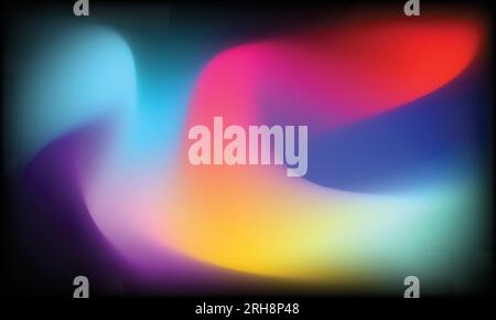 modern mesh colorful gradient background. horizontal colorful gradient pattern blank banner template. eps 10 vector. Stock Vector