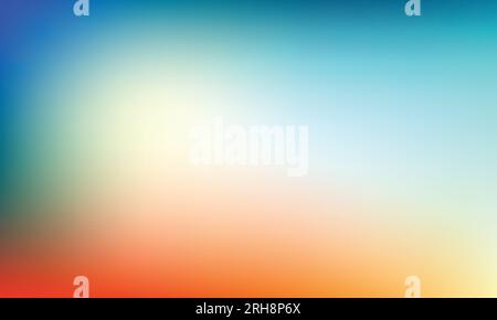 glowing colorful gradient abstract background design with soft texture Stock Vector