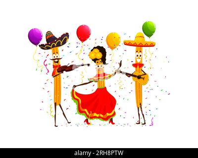 delicious mexican food cartoon Stock Vector Image & Art - Alamy