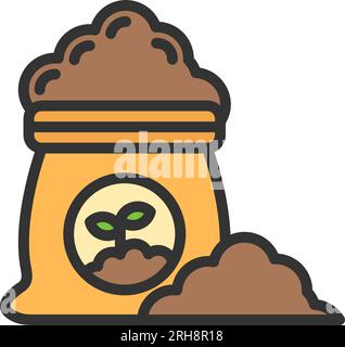 Compost Icon Image. Stock Vector