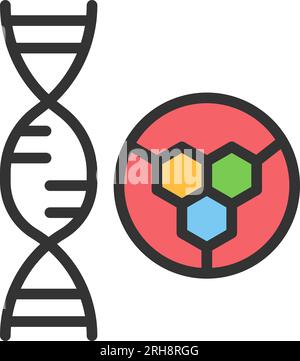 Laboratory dna icon Stock Vector Image & Art - Alamy