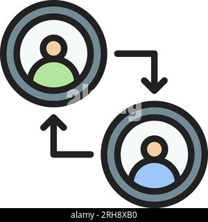 References Icon Image. Stock Vector