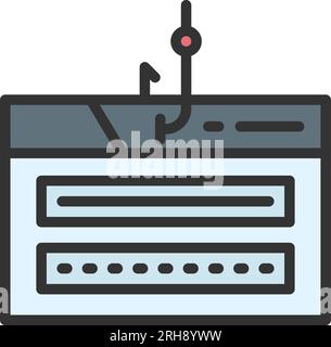 Spoofing Icon Image. Stock Vector