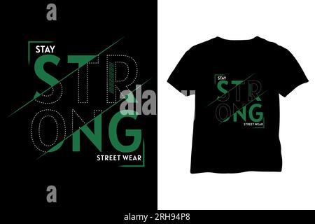 Minimalist typography t shirt design graphic t shirt design Stock Vector