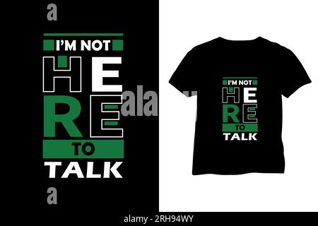 Minimalist typography t shirt design Stock Vector