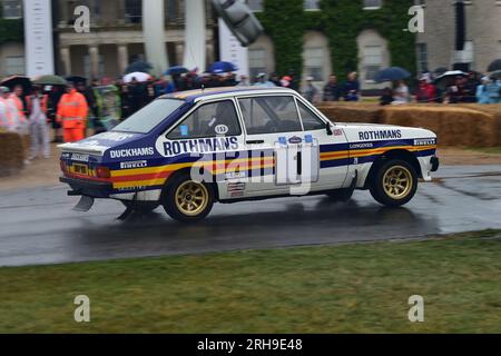 Ford Escort RS1800, 50 Years of WRC, World Rally Championship, A selection of the worlds finest and most successful WRC cars, covering stage rallies f Stock Photo