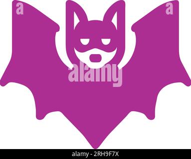 Halloween bat vector clip art icon Stock Vector