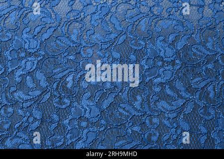 fabric texture. mesh texture. flower fabric texture. string texture, mesh cloth. black synthetic fabric. can be used as a background Stock Photo