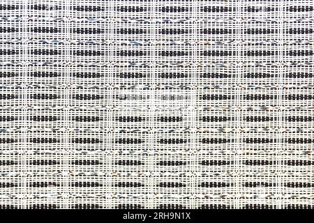 White and black fabric texture useful as a background in black and white Stock Photo