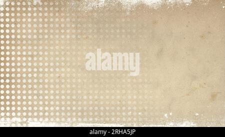 Vintage paper background with fading dotted pattern Stock Photo