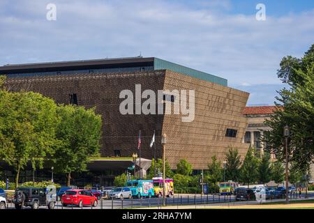 WASHINGTON, DC - AUGUST 8, 2021: Museum of African American History and Culture. Stock Photo