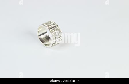 Ring isolated on white background. Stock Photo