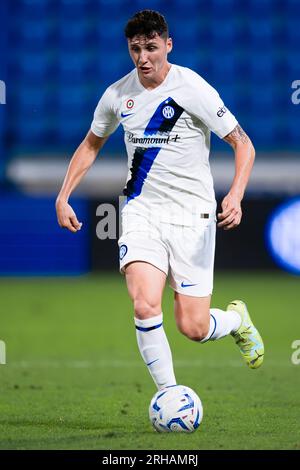 Giacomo Stabile of FC Internazionale in action during the friendly