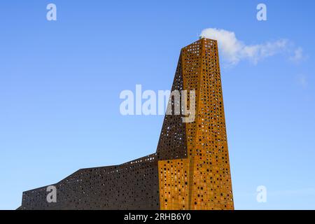 Roskilde, Denmark- May 28, 2023: the waste-to-energy incinerator plant and thermal power station Stock Photo