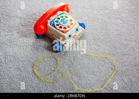 Fisher Price Telephone Vintage Baby Toy 