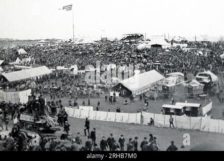 Derby Day, Epsom Downs, Victorian period Stock Photo