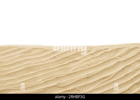 Sand texture closeup. Sand backgound. Top view. Stock Photo