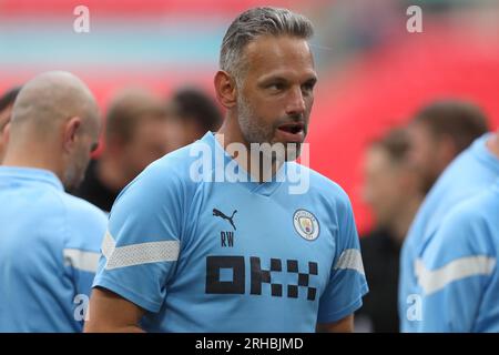 Former Ipswich Town, Arsenal and Everton goalkeeper Richard Wright of Manchester City - Manchester City v Manchester United, The Emirates FA Cup Final, Wembley Stadium, London, UK - 3rd June 2023  Editorial Use Only - DataCo restrictions apply Stock Photo