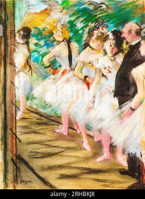 The Ballet  painting in high resolution by Edgar Degas. Original from The National Gallery of Art. Stock Photo