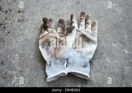 Scrub rusted steel that is stuck. Stock Photo