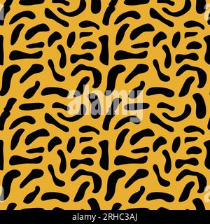 Colorful camouflage seamless pattern vector illustration. Trendy memphis repeated patterns background for fashion textile print and wrapping. Stock Vector