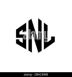 SNL Letter Logo Design With Polygon Shape. SNL Polygon And Cube Shape ...