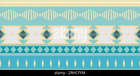 ethnic tribal seamless pattern colorful background ready for fashion textile print vector illustration Stock Vector