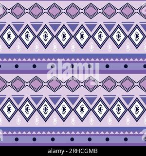 Colorful african tribal ethnic seamless pattern bohemian aztec patterns background abstract vector illustration ready for fashion textile print repeat Stock Vector