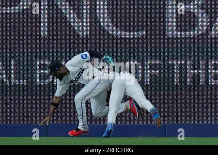 Houston Astros second baseman Mauricio Dubon (14) during the MLB game  between the Texas Ranges and the Houston Astros on Friday, April 14, 2023  at Min Stock Photo - Alamy