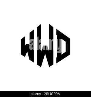 Wwd Monogram WWD letter logo design with polygon shape. WWD polygon and cube shape ...