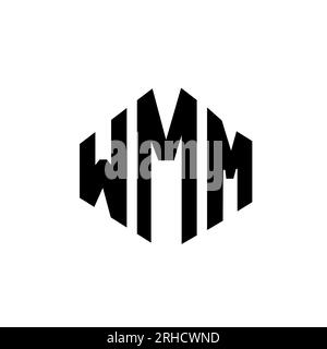 Wmm Color WMM letter logo design with polygon shape. WMM polygon and cube shape ...