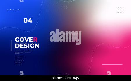 Abstract Blurred Colorful Gradient Background. Colorful Smooth Modern Background, Suitable for Placards, Banners, Presentations, Covers and Reports Stock Vector