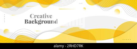 Abstract Wavy Background. Colorful Creative Background for Banner, Poster, or Page Stock Vector