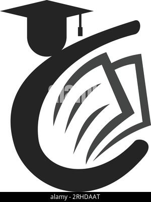 learning logo template Isolated. Brand Identity. Icon Abstract Vector graphic Stock Vector