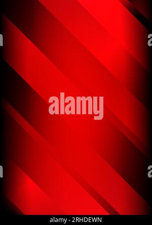 Abstract red background with diagonal stripes Vector illustration Stock Vector