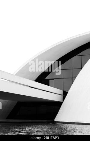 Brazilian cultural architectural monument designed by Oscar Niemeyer Stock Photo