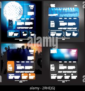Website Templates Stock Vector