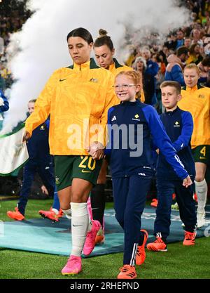 Sydney, Australia. 16th Aug, 2023. Samantha May Kerr of the Australia women soccer team is seen during the FIFA Women's World Cup 2023 match between Australia and England held at the Stadium Australia in Sydney. Final score England 3:1 Australia Credit: SOPA Images Limited/Alamy Live News Stock Photo